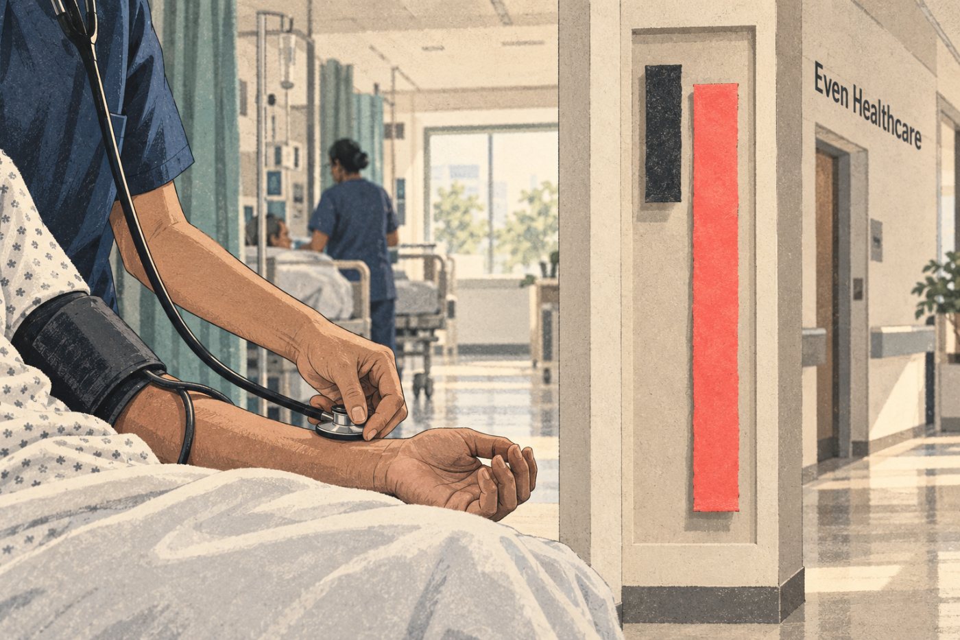 Even Healthcare के अस्पताल संचालन और पूरे व्यवसाय के राजस्व तथा घाटे के अलग-अलग नतीजे