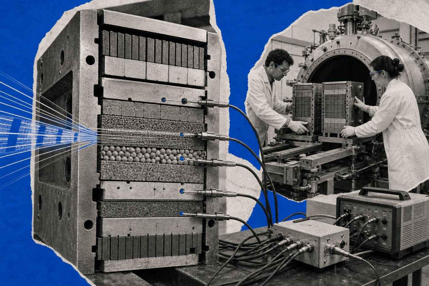 Modules de couverture tritigène préparés pour mesurer leur production de tritium sous des neutrons de fusion dans UNITY-3.