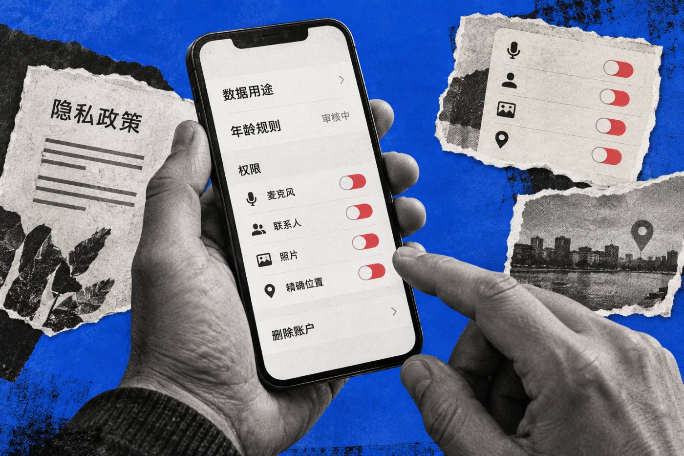 用户注册AI角色服务前核对年龄资格、数据用途、权限与账户删除路径