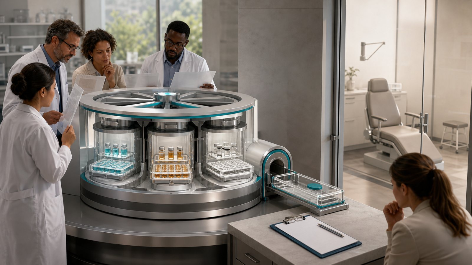 QuantHealth capta 45 millones: simular ensayos atrae capital farmacéutico