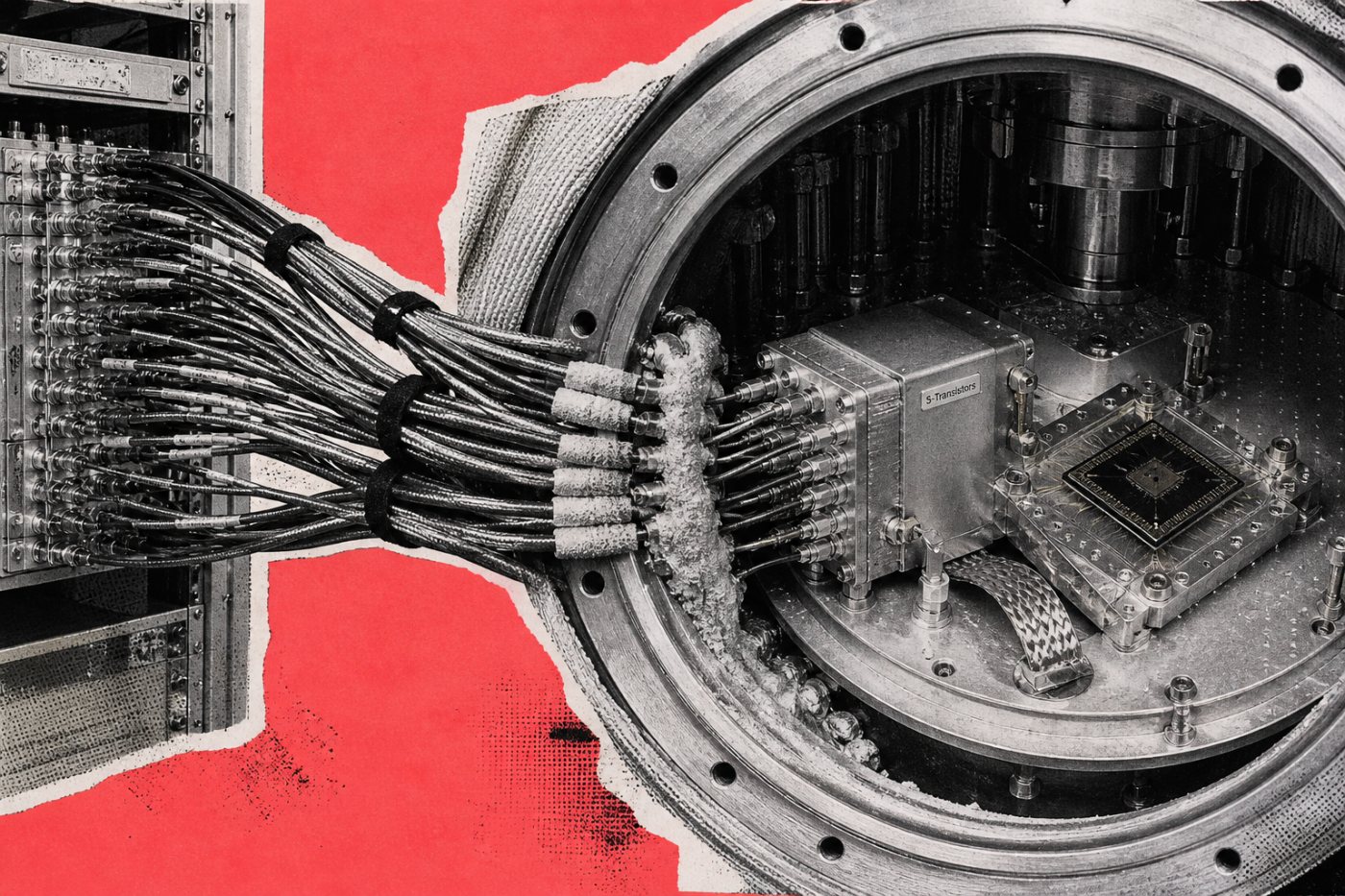 Süperiletken kuantum işlemciden oda sıcaklığındaki elektroniğe uzanan yoğun kontrol kabloları