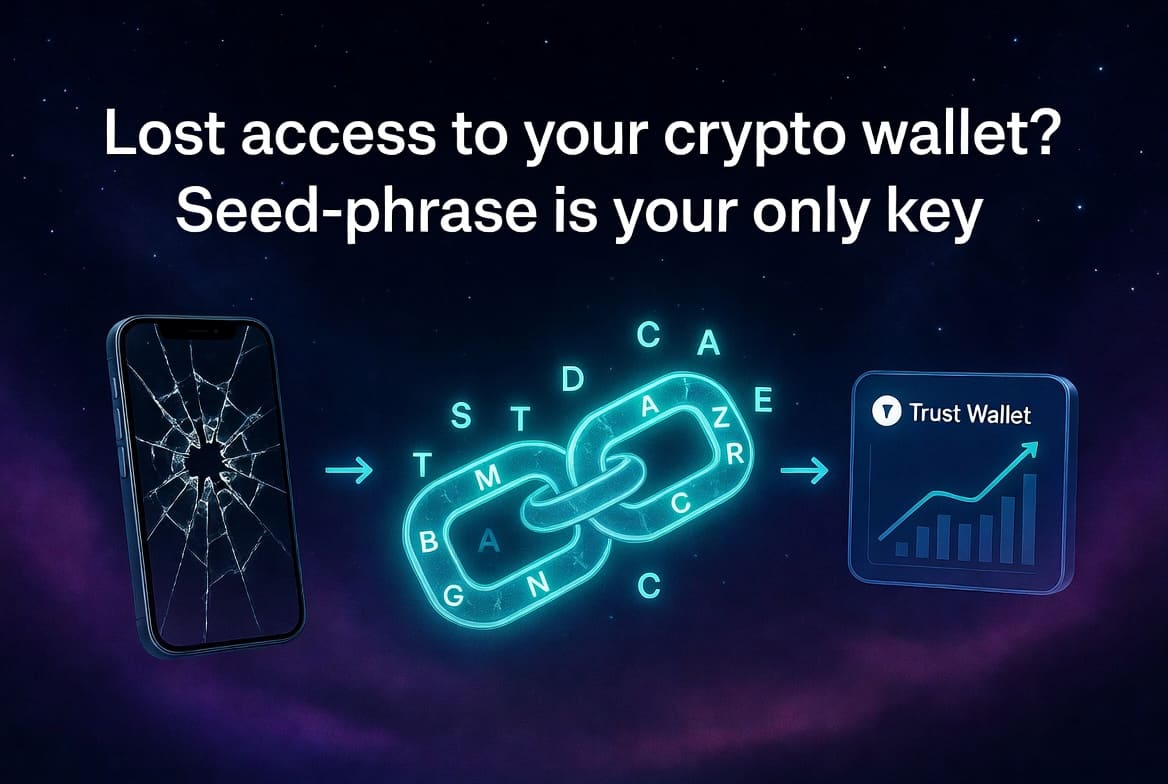 Потеряли доступ к крипто кошельку? Единственный надежный способ вернуть активы