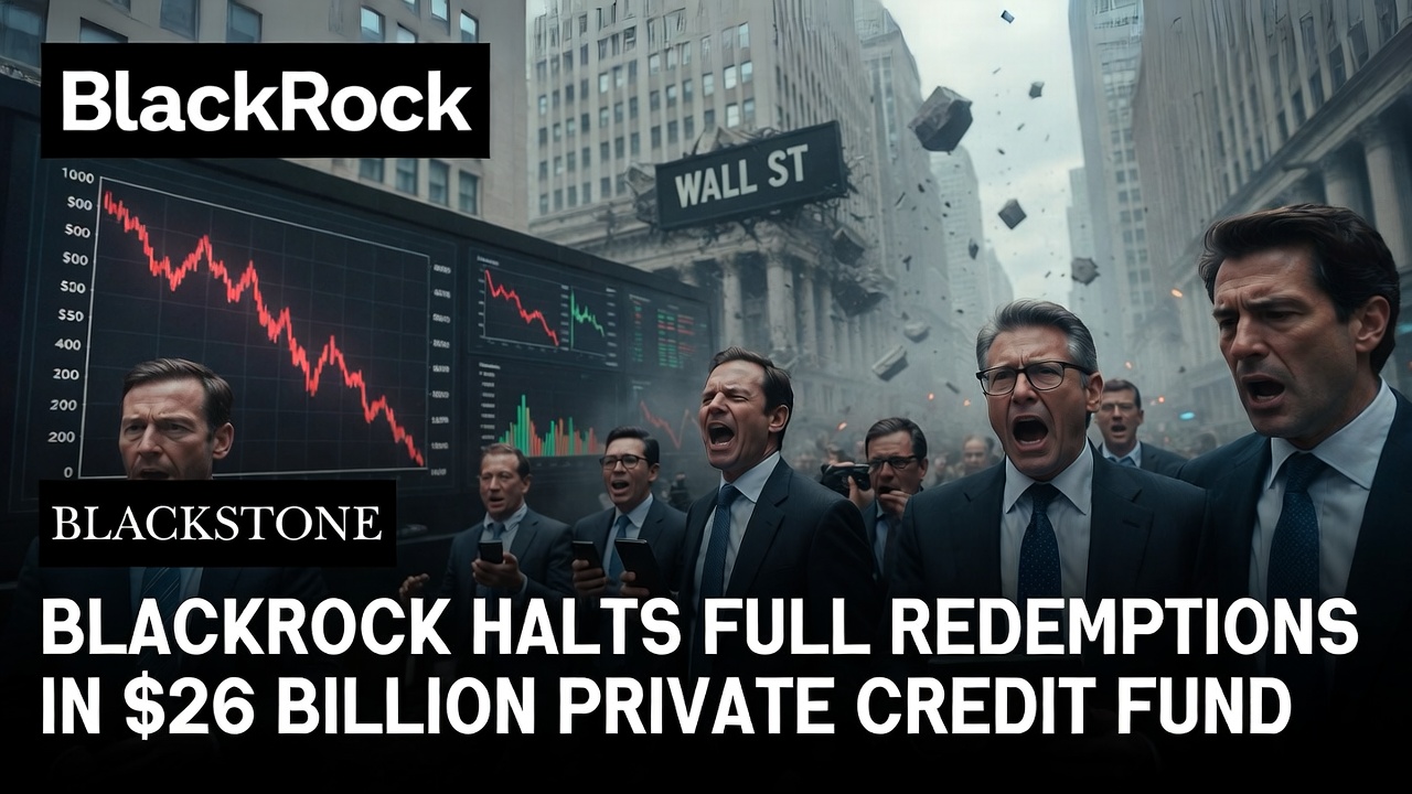 BlackRock Halts Full Redemptions in $26 Billion Private Credit Fund Amid Investor Panic