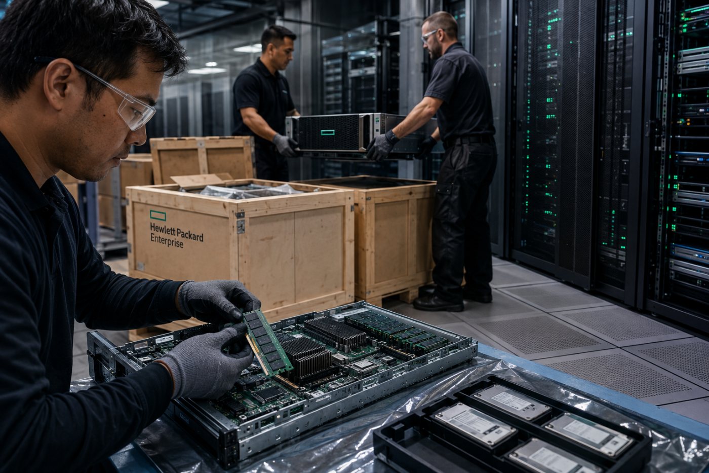 Cấu hình máy chủ có bộ nhớ và SSD giá trị cao giúp doanh thu tăng dù sản lượng bị hạn chế.