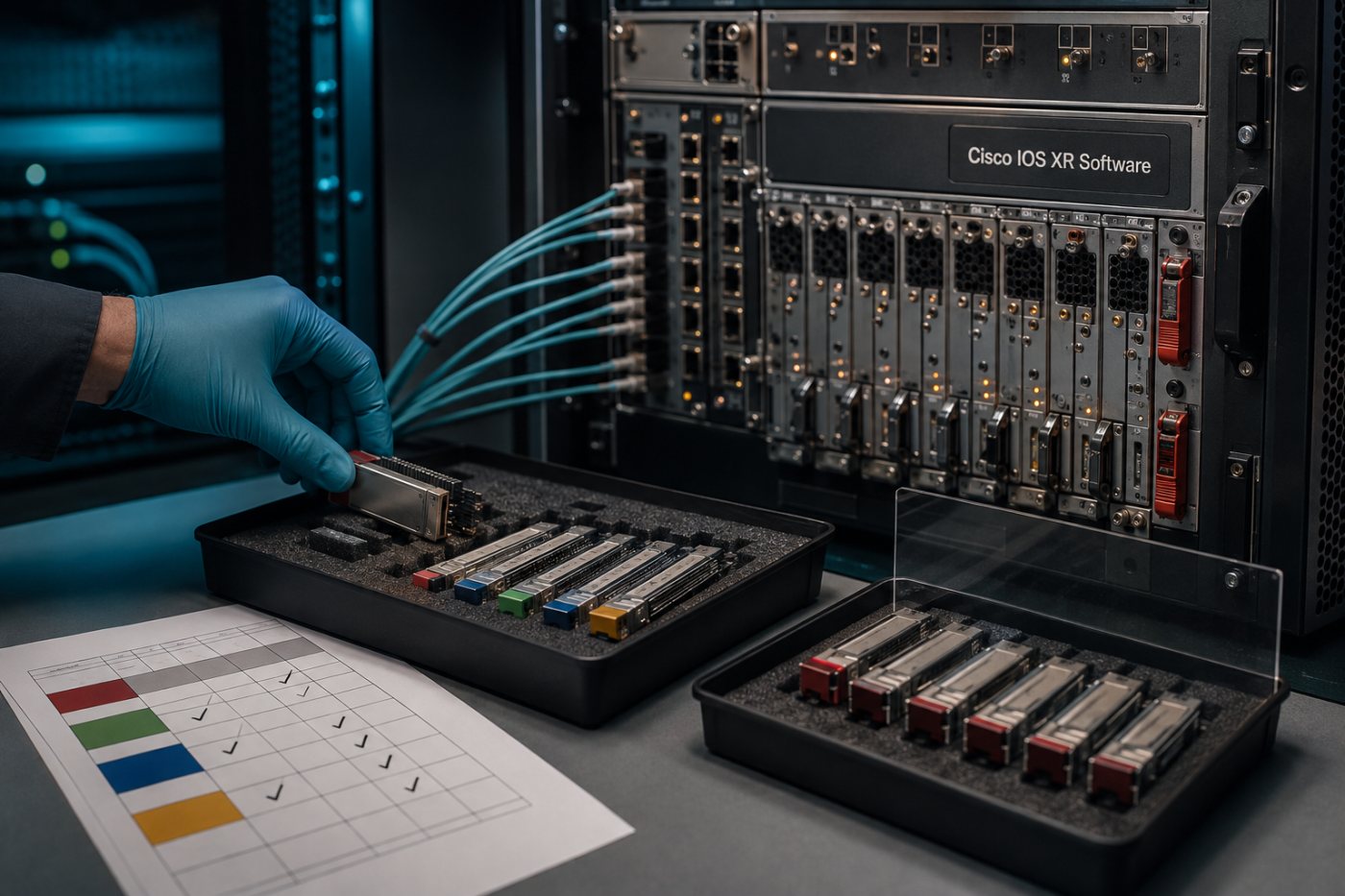 IOS XR maintenance plan matches functional-area SMUs to the correct release and platform