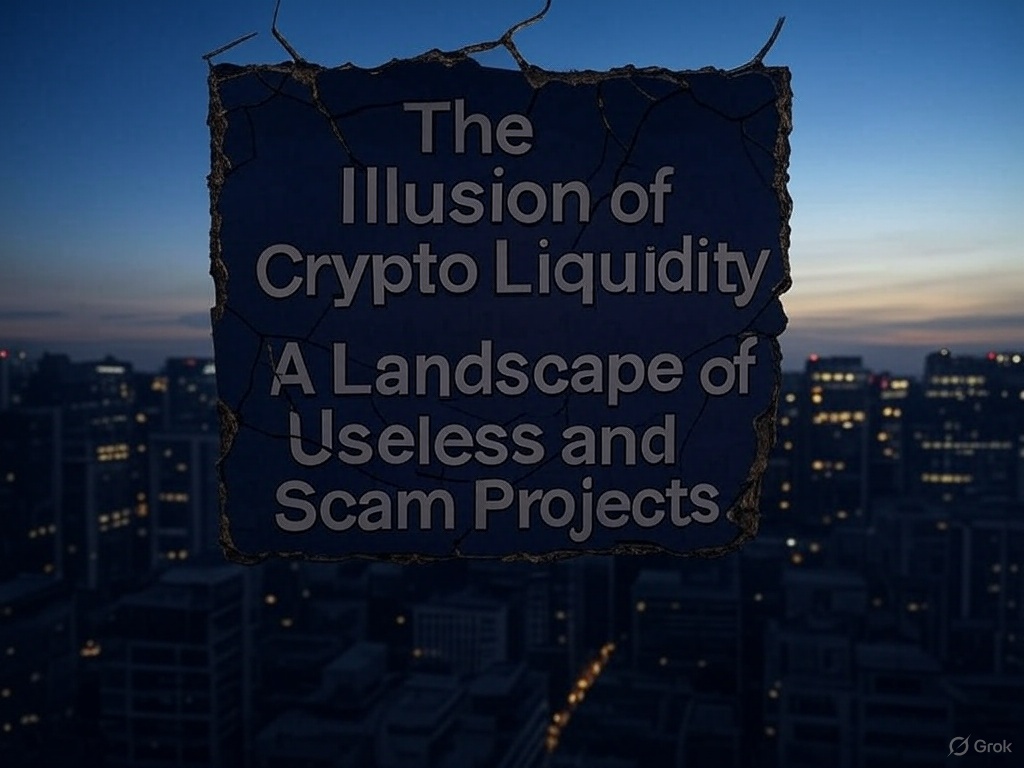 Crypto Liquidity Vanished: 90% Fake Trading Across Exchanges, 95% Useless or Scam Projects—Reckoning Looms