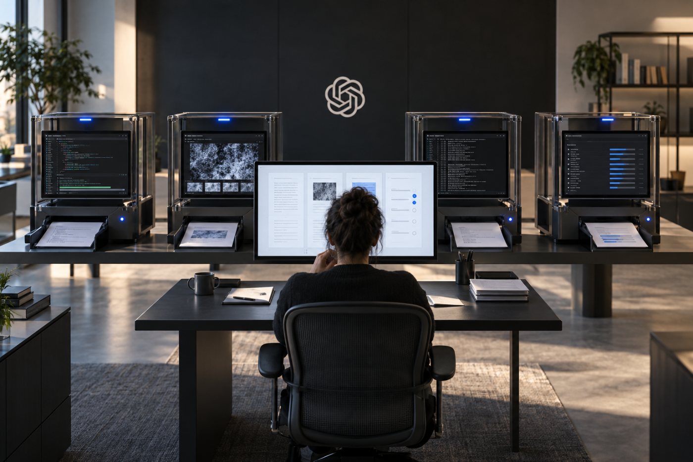 Concurrent OpenAI coding agents accumulate 24.8 runtime hours during one eight-hour human workday.