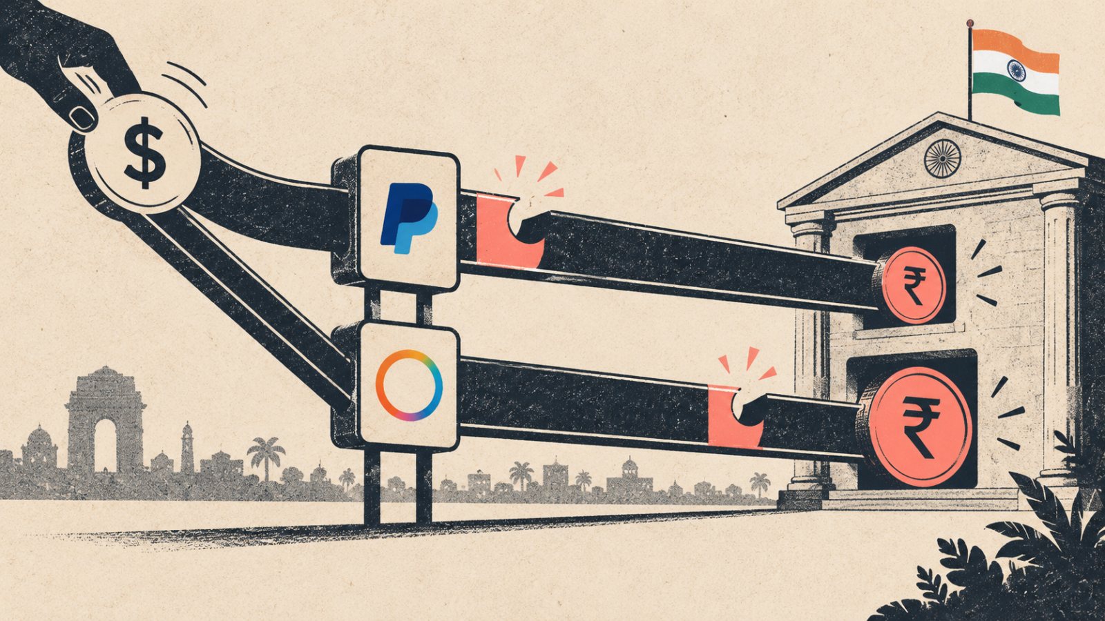 PayPal या Payoneer: 4.4% प्राप्ति शुल्क बनाम 1–4% निकासी
