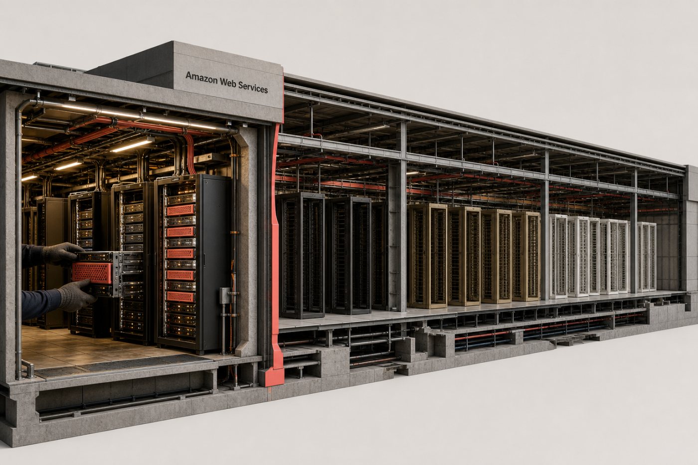 Zwei getrennte AWS-Ausbaustufen führen von der früheren GPU-Zusage zur zusätzlichen Kapazität für 2027 und 2028.