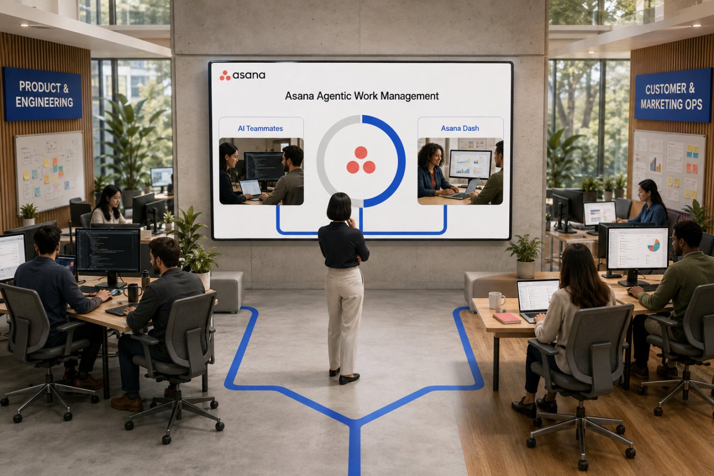 AI TeammatesとAsana Dashの利用が同じ組織共有のAI Requests残高から消費される仕組み