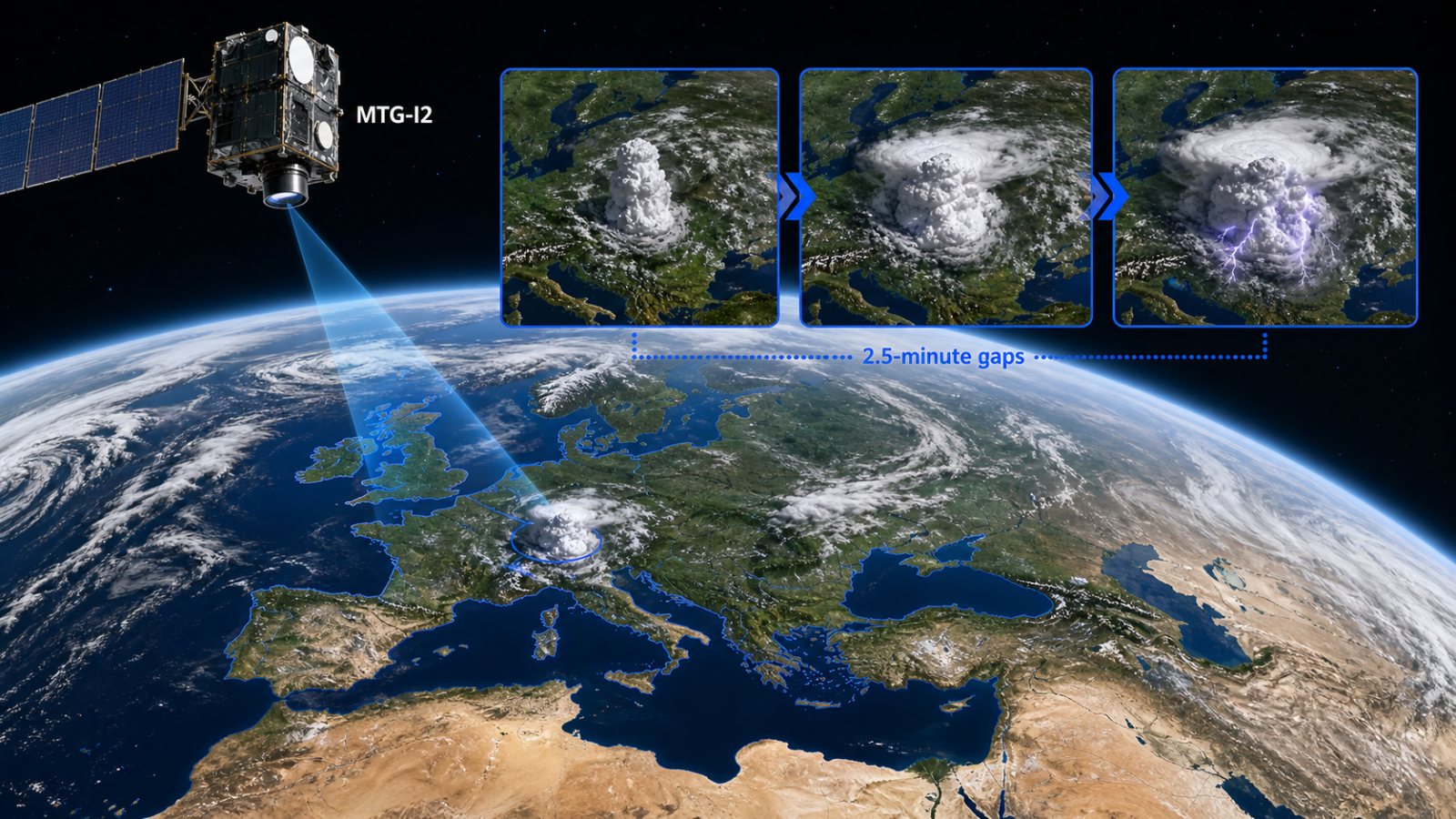MTG-I2 Launches: Europe’s Weather Images Shrink to 2.5-Minute Gaps