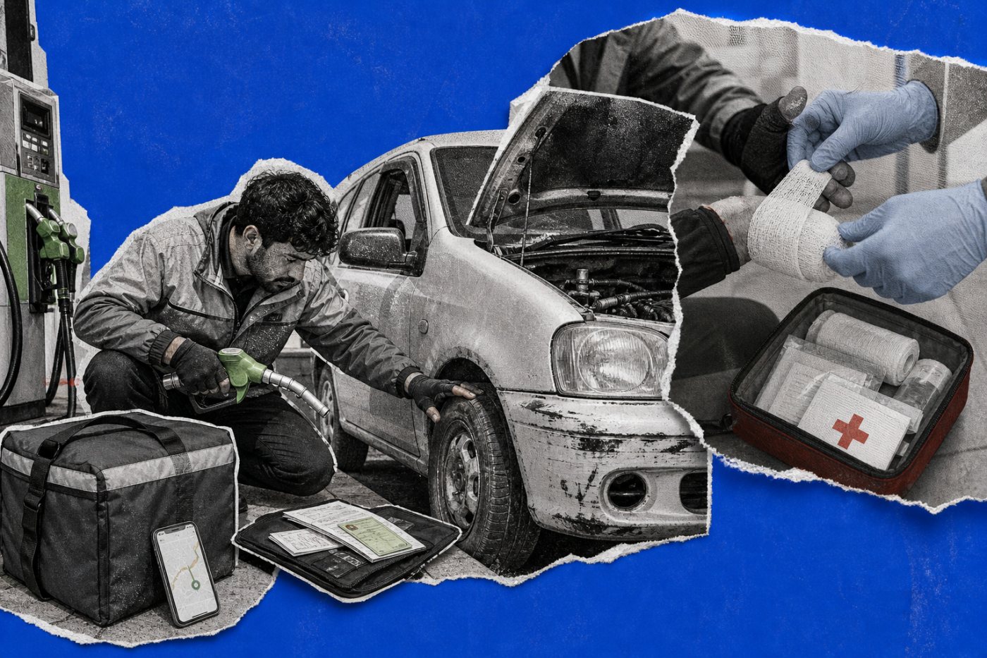 Le livreur conserve les frais de son véhicule tandis que la plateforme fournit une couverture individuelle contre les accidents.