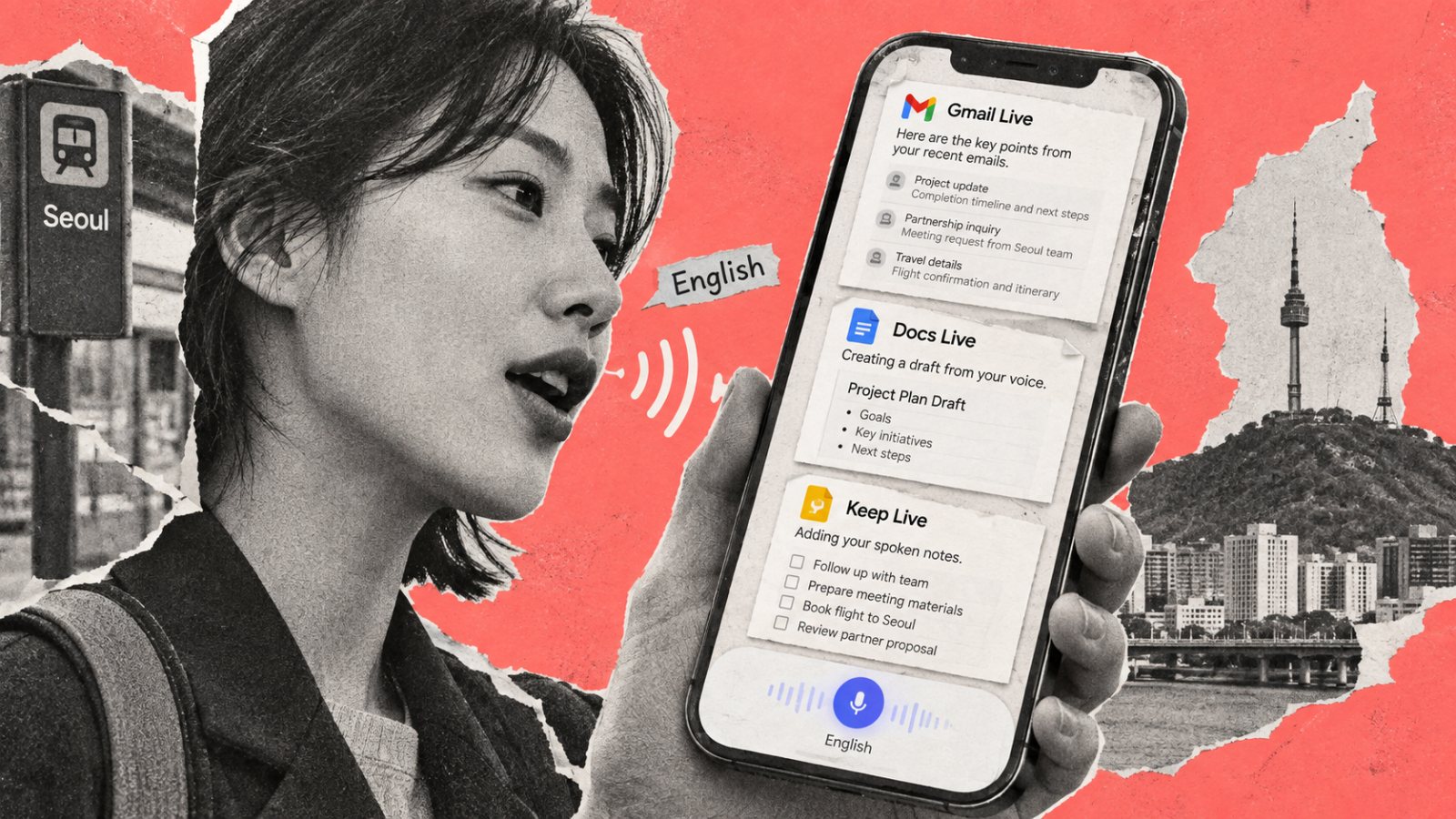 Gmail·Docs에 말을 걸면 답한다…한국 사용자는 아직 기다려야 한다