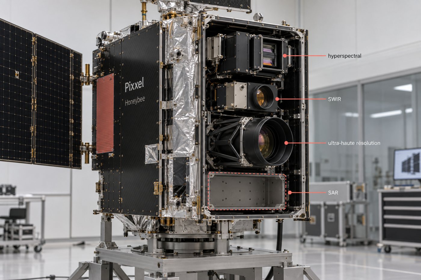Un satellite Honeybee de Pixxel en intégration pour élargir ses capacités d’observation terrestre.