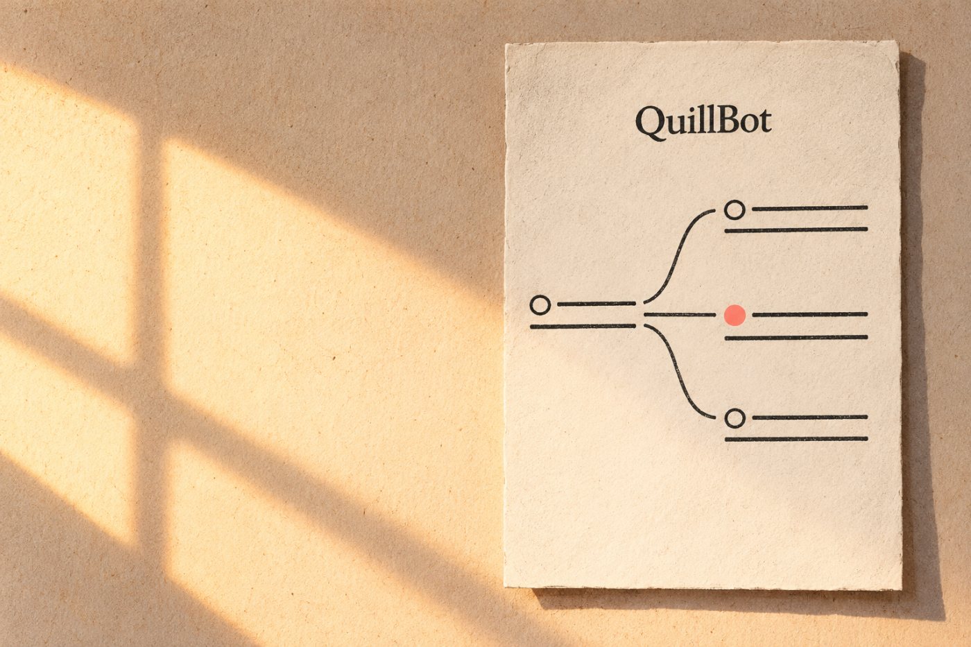 QuillBot прапануе некалькі варыянтаў перафразавання, але аўтару трэба праверыць, ці захаваўся сэнс умовы.