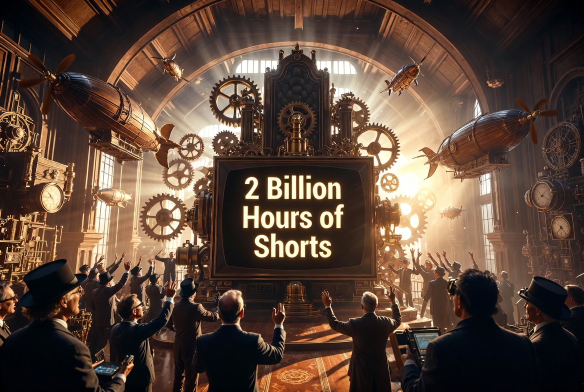 YouTube Viewers Now Watch 2 Billion Hours of Shorts on TVs Every Month