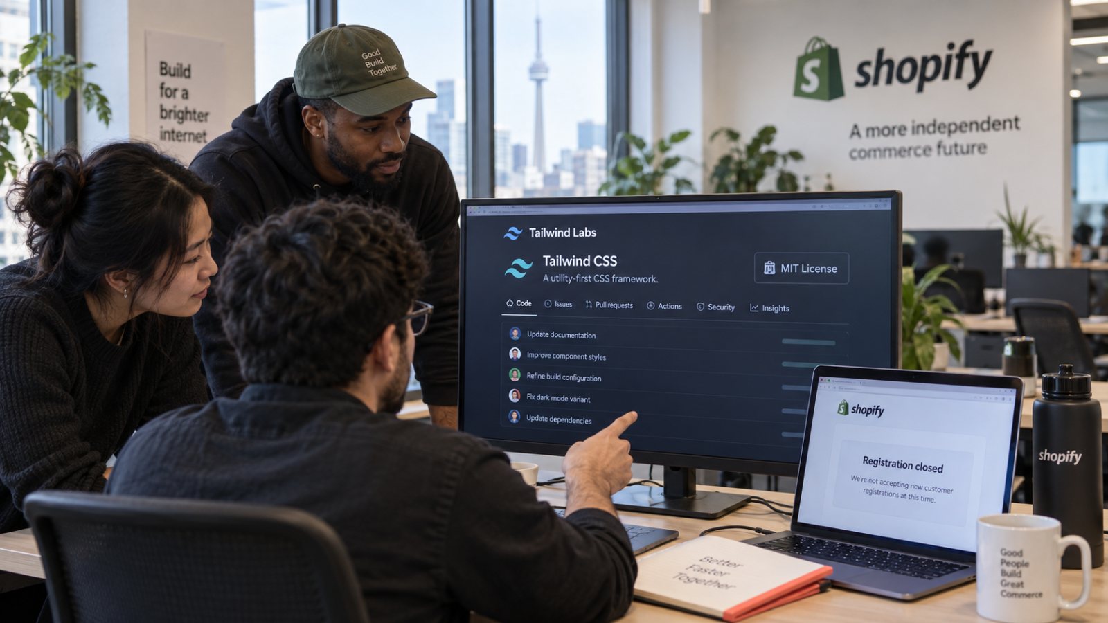 Tailwind Labs bergabung dengan Shopify—lisensi MIT tetap bertahan