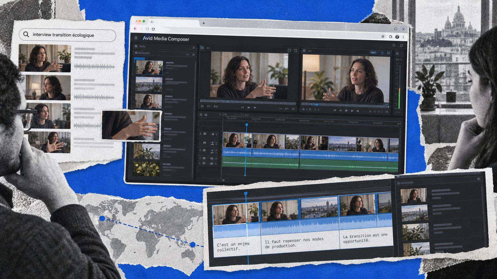 Avid Media Composer passe dans Chrome, avec Gemini au cœur du montage