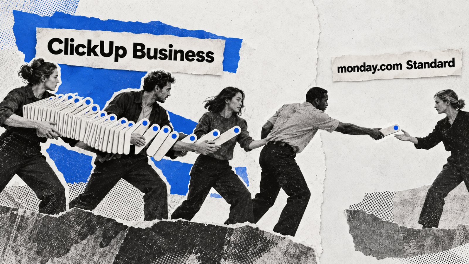 ClickUp ή monday.com: ίδια $12, αλλά 20πλάσια όρια αυτοματισμού