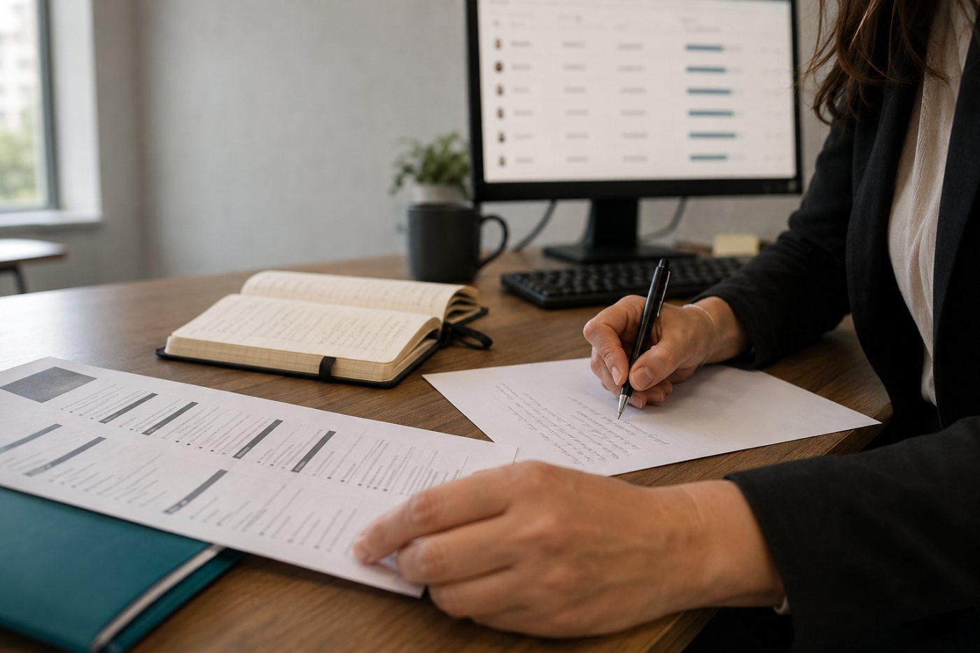 AI’ın eşleştirdiği adayları motivasyon ve deneyim bağlamıyla değerlendiren işe alım uzmanı