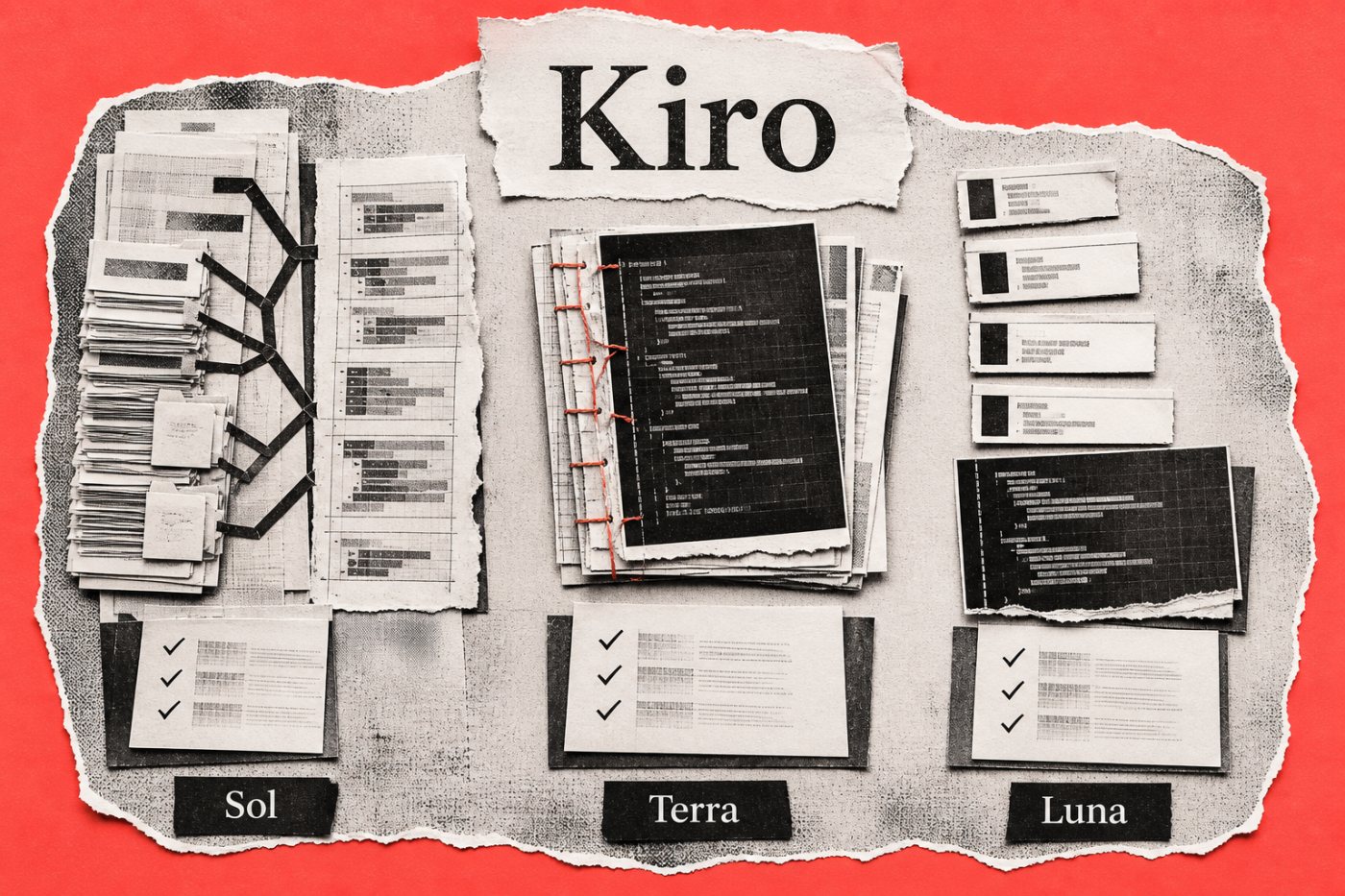 Kiro에서 Sol·Terra·Luna를 작업 난도와 처리량에 따라 선택하는 흐름