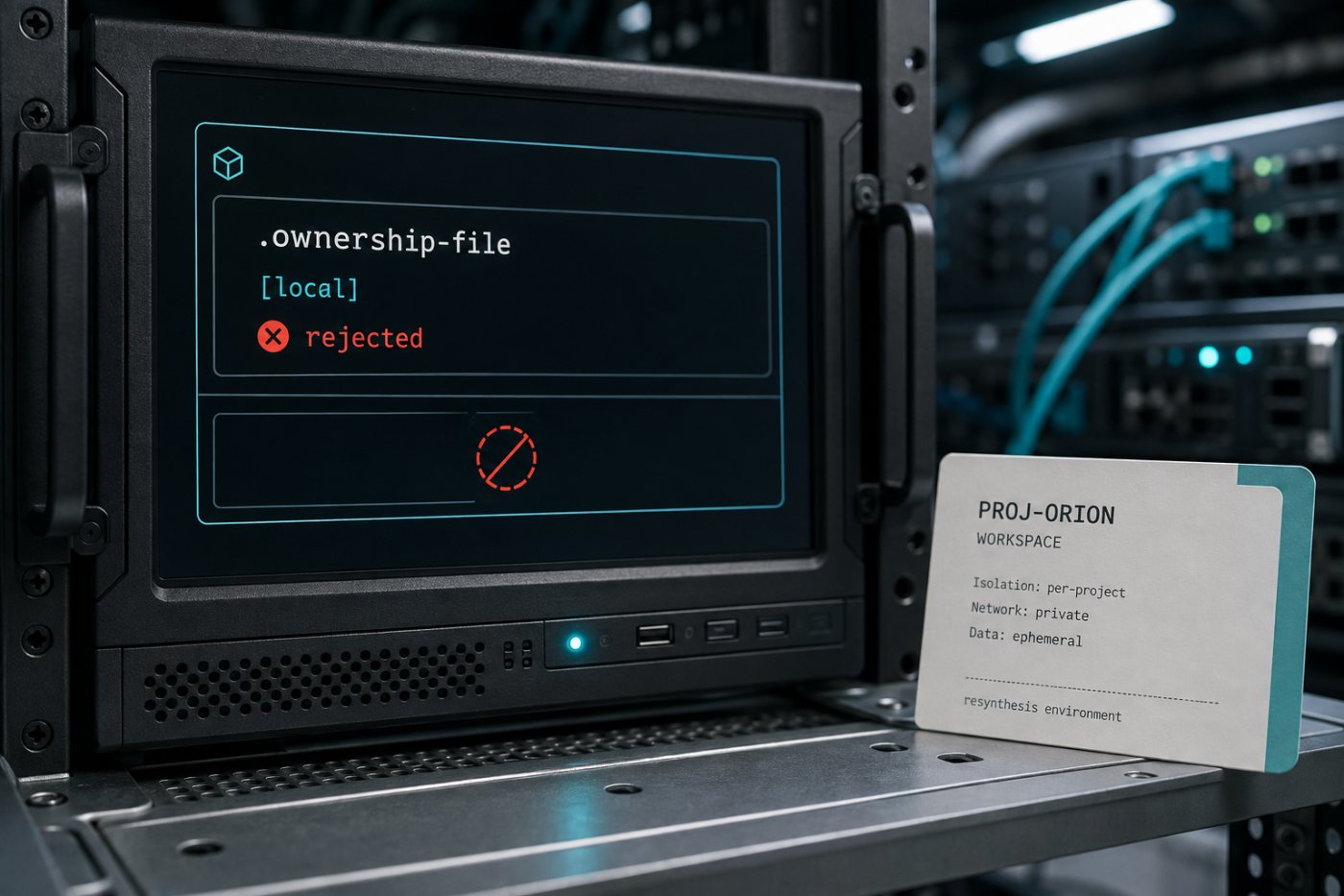 CodeCatalyst gerenciado rejeita um campo owner inválido durante a ressíntese isolada.