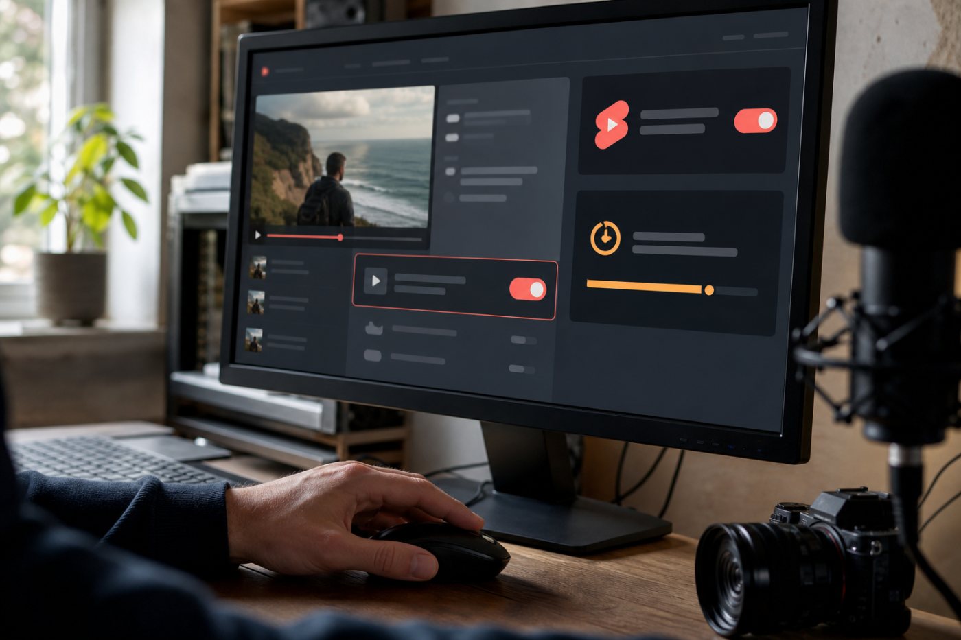 Activation séparée des modules publicitaires et de la monétisation d’une vidéo après l’acceptation de la chaîne.