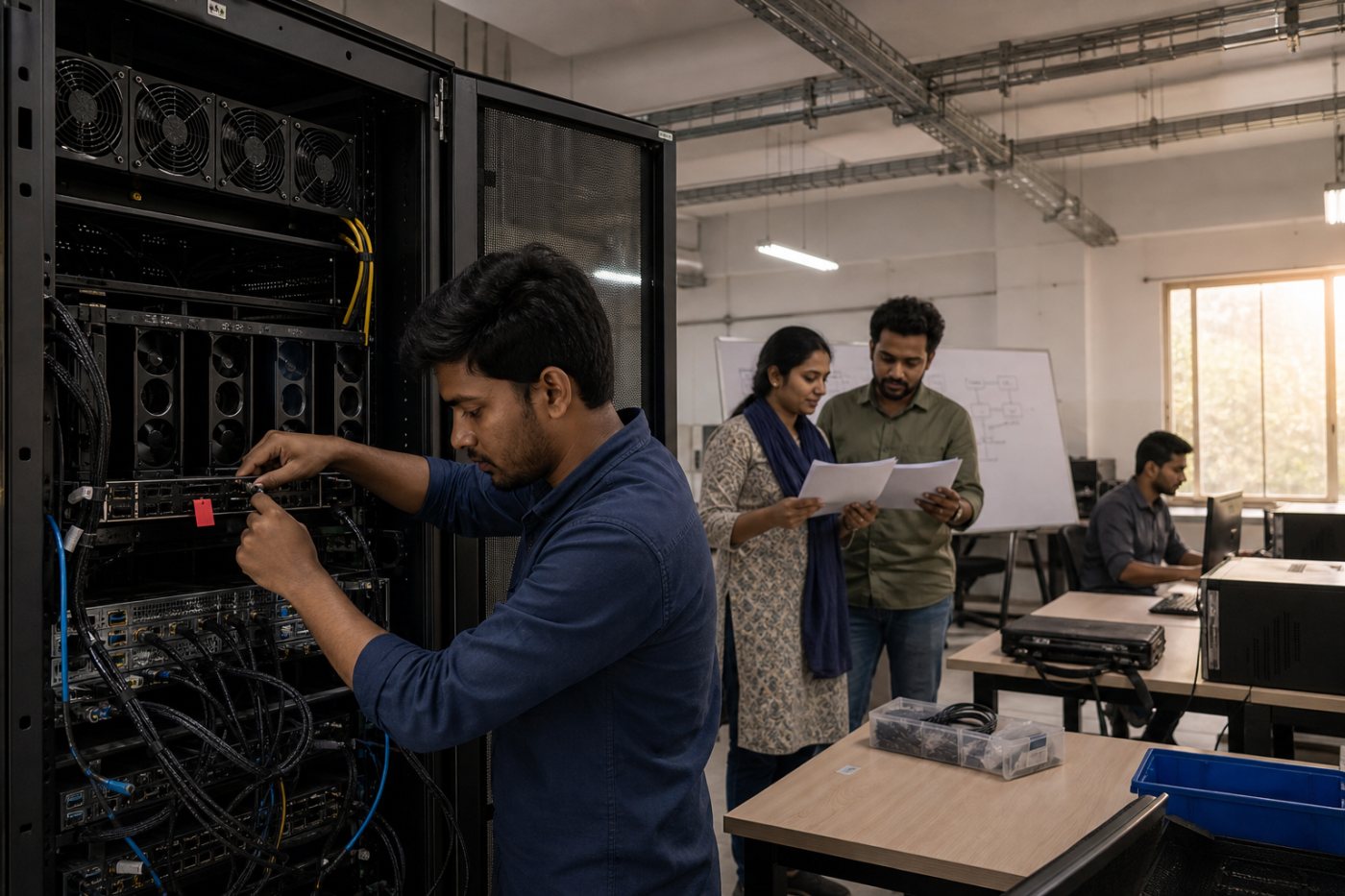 পরিকল্পিত AI-Hub-এ সরঞ্জাম, সাতটি ডিজিটাল প্রযুক্তি কোর্স ও প্রশিক্ষক উন্নয়নের প্রস্তুতি