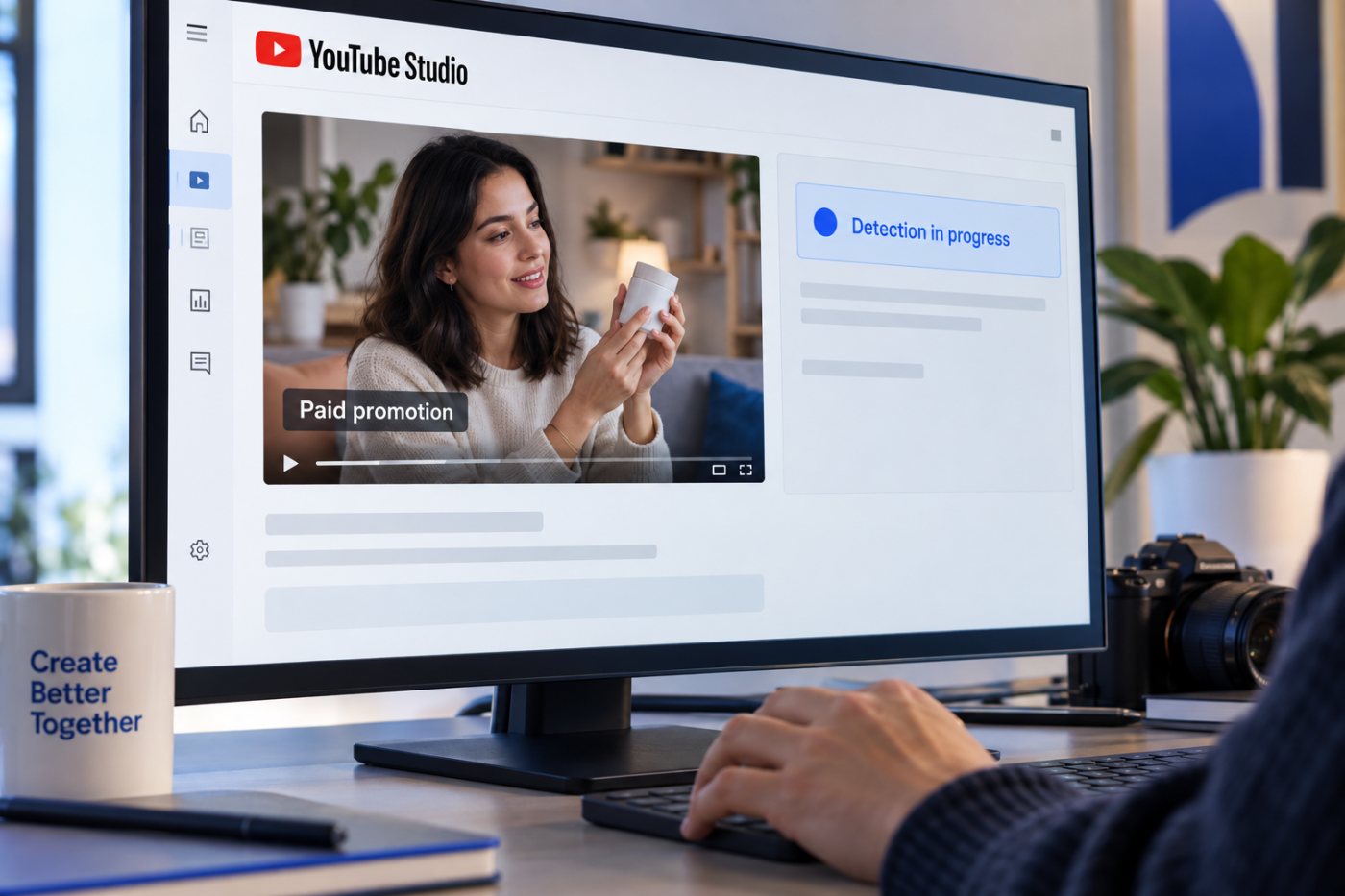Détection d’un contenu commercial non déclaré et ajout du libellé public par YouTube