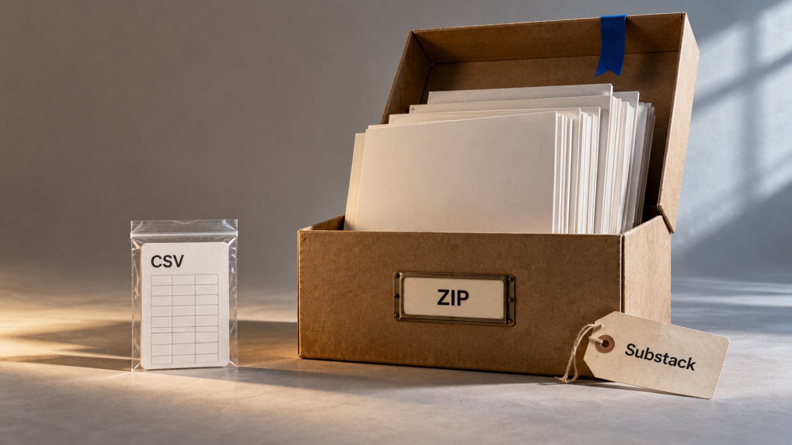 מעבירים ניוזלטר מ־Substack? הייצוא דורש יותר מקובץ CSV