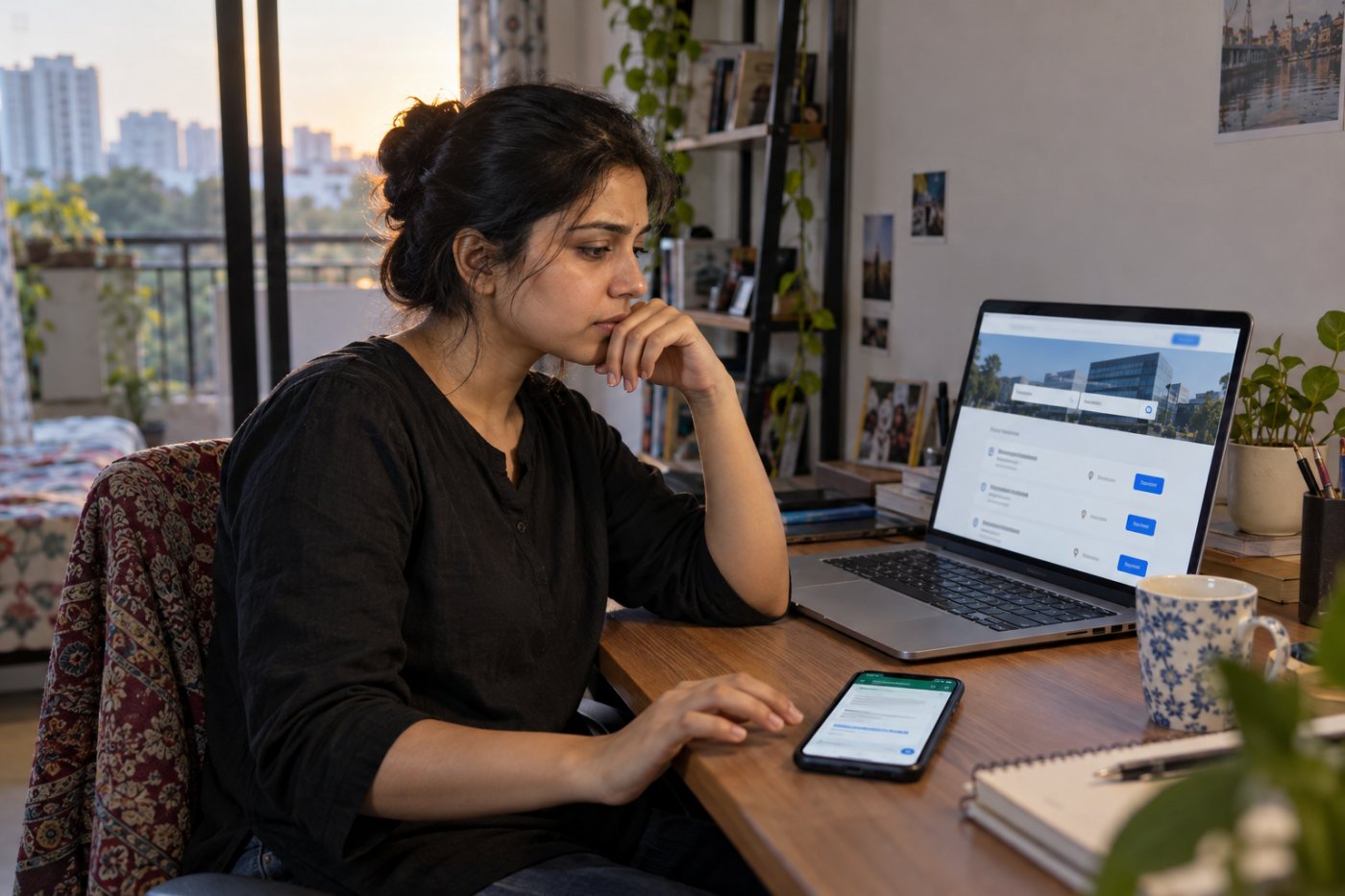 मूल करियर पृष्ठ पर पद की स्थान और आवेदन शर्तें WhatsApp प्रस्ताव से मेल नहीं खातीं।