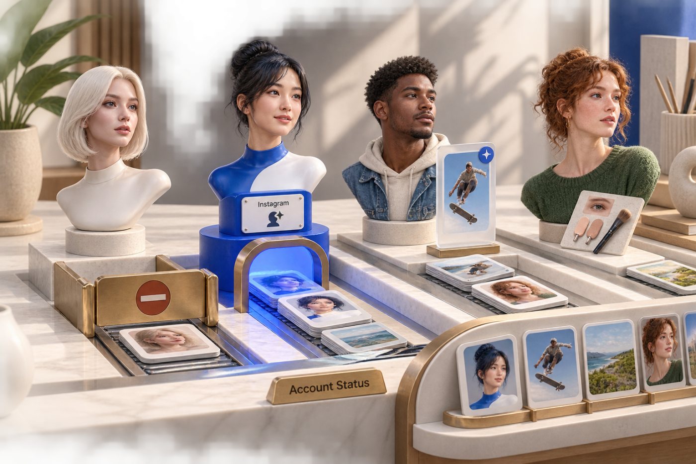Trois cas séparent le personnage artificiel, le média synthétique ponctuel et la simple retouche assistée par IA.