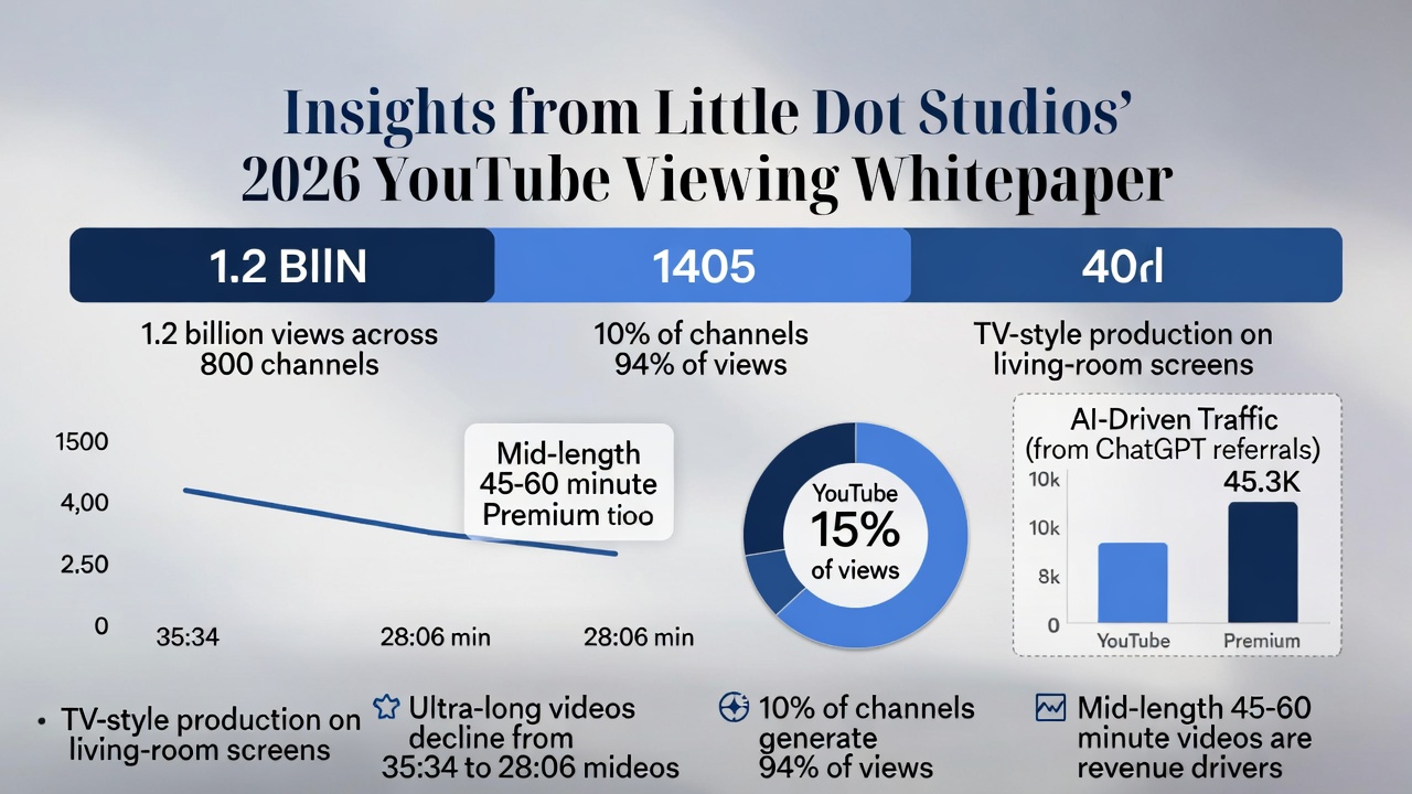 Insights from Little Dot Studios' 2026 YouTube Viewing Whitepaper: Evolving Trends in Content and Consumption