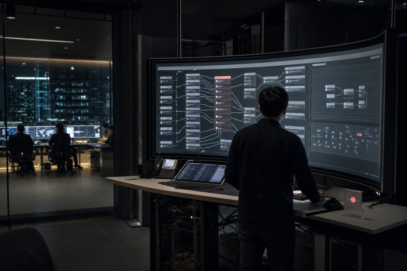 Falcon Next-Gen SIEM에서 데이터 수집부터 공격 경로 분석, 통제 검증, 대응과 재검증까지 이어지는 흐름