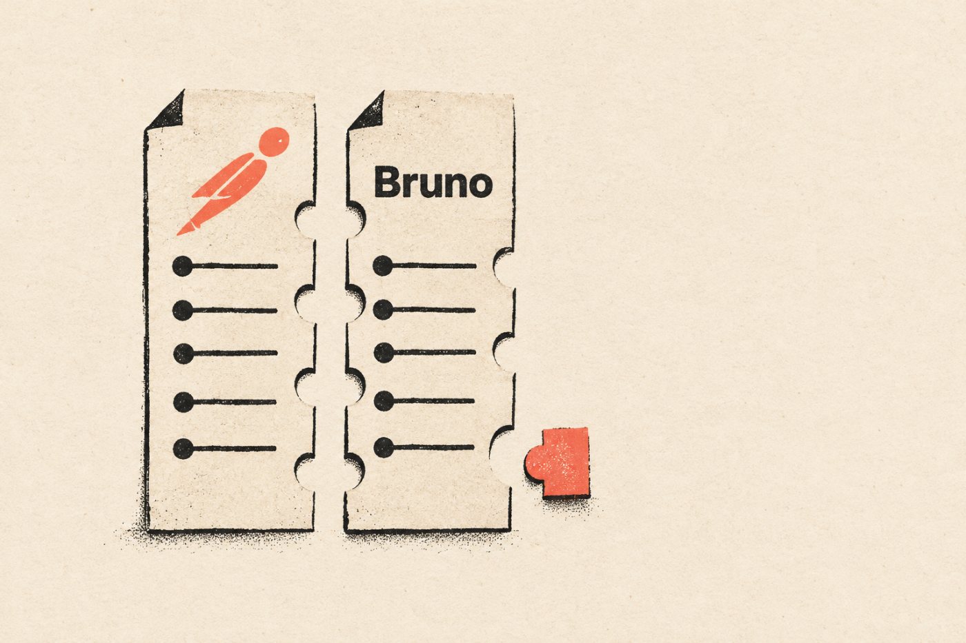 Skrip Postman dibandingkan dengan hasil impor di Bruno untuk menemukan dependensi yang masih perlu ditangani.