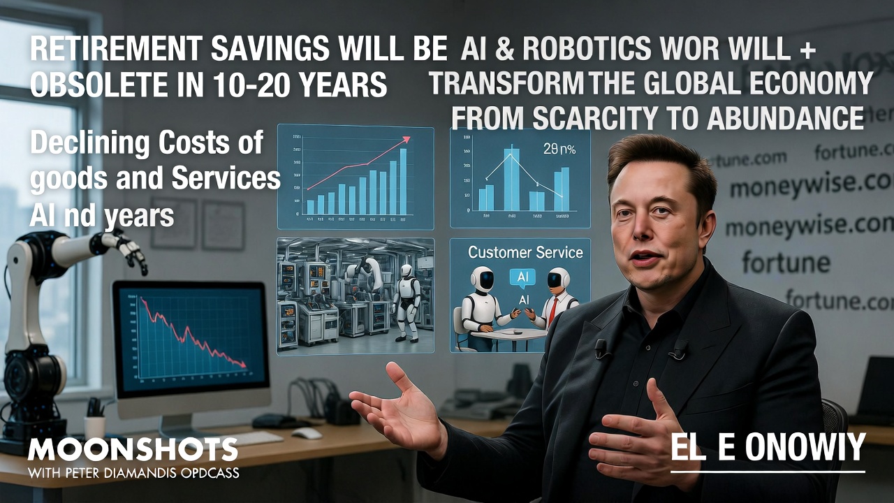 Elon Musk's Bold Claim: Retirement Savings May Become Obsolete in 10-20 Years