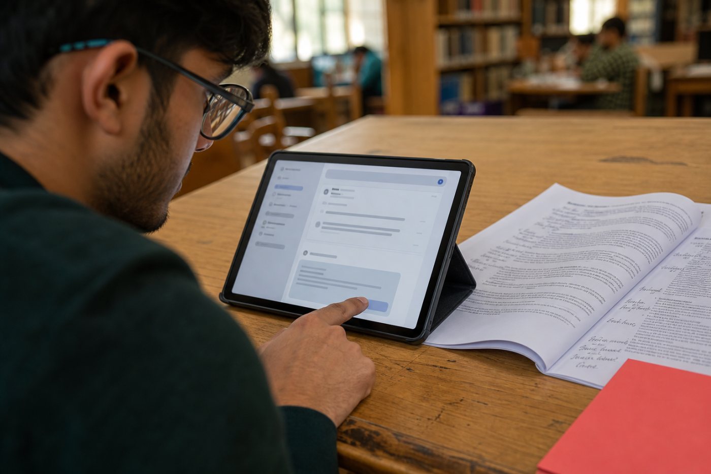 پاکستانی طالب علم Google AI Plus اور Gemini Notebook کی ایک سالہ تعلیمی رسائی کا اعلان دیکھ رہا ہے