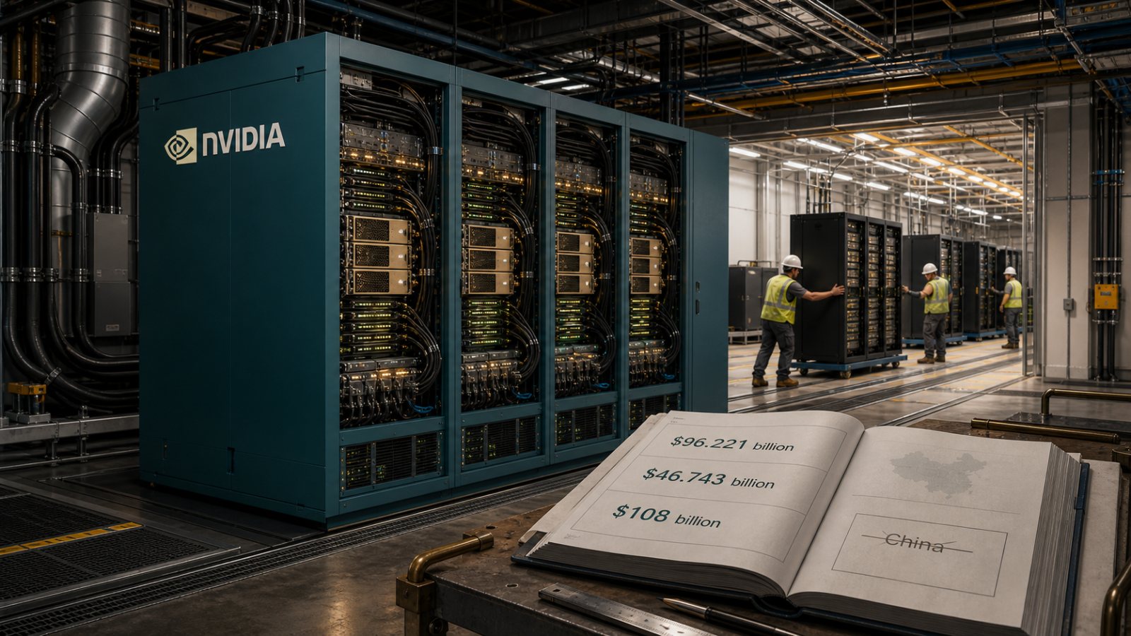 NVIDIA удвоила выручку до $96,2 млрд — Китай в прогноз не включили