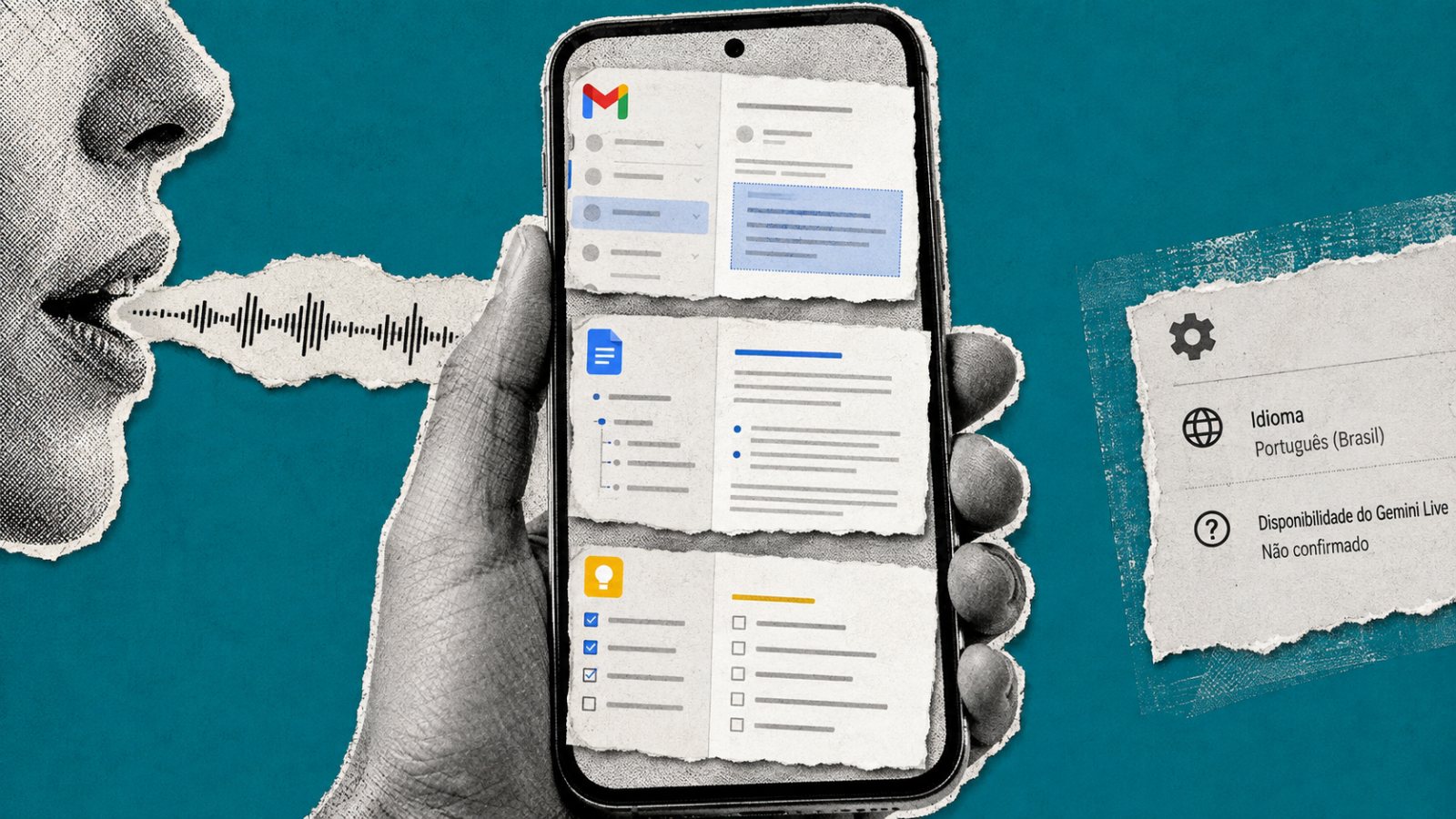 Gmail, Docs e Keep aceitam comandos de voz — o Brasil ainda fica de fora