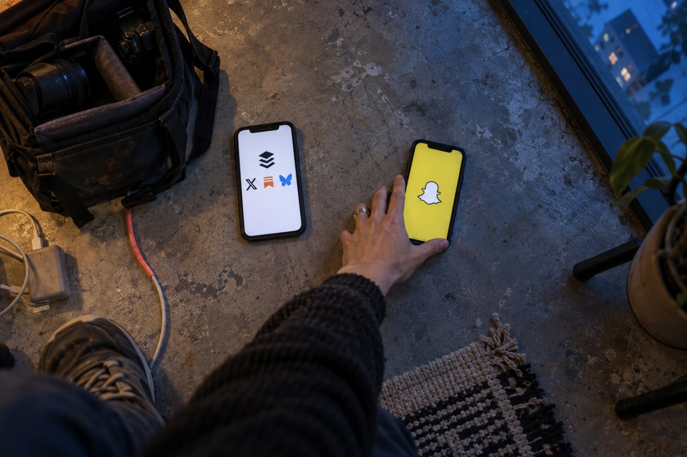 Buffer podpira X, Substack Notes in Bluesky, Later pa Snapchat, zato izbiro določa tudi omrežje za objavo.