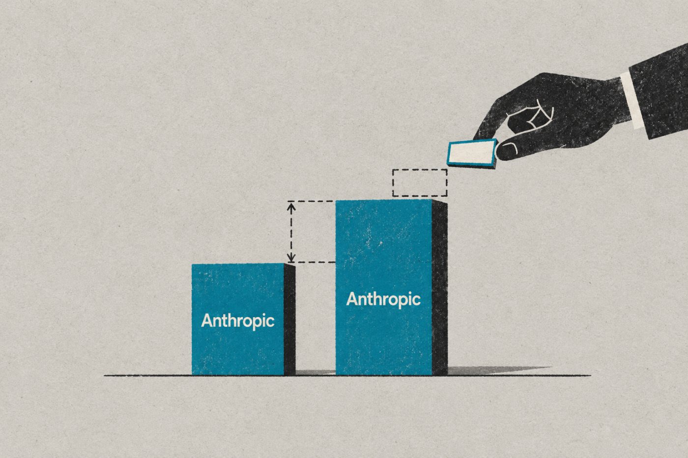 Bij Anthropic kan een waardestijging een extra aandelenbelang voor het fonds mogelijk maken, maar het bestuur moet daarover beslissen.