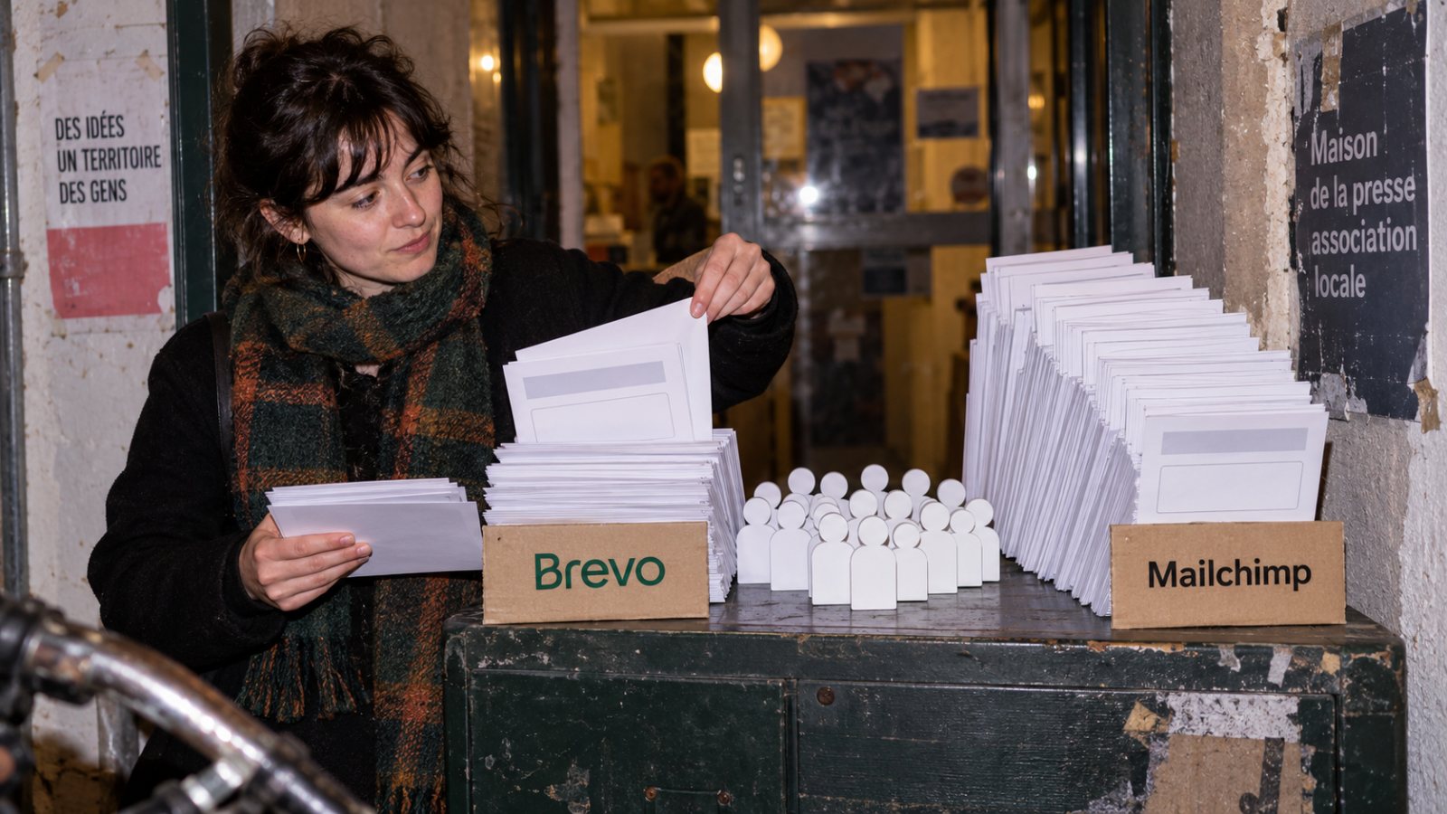 Brevo ou Mailchimp : contacts stockés et envois inversent la facture