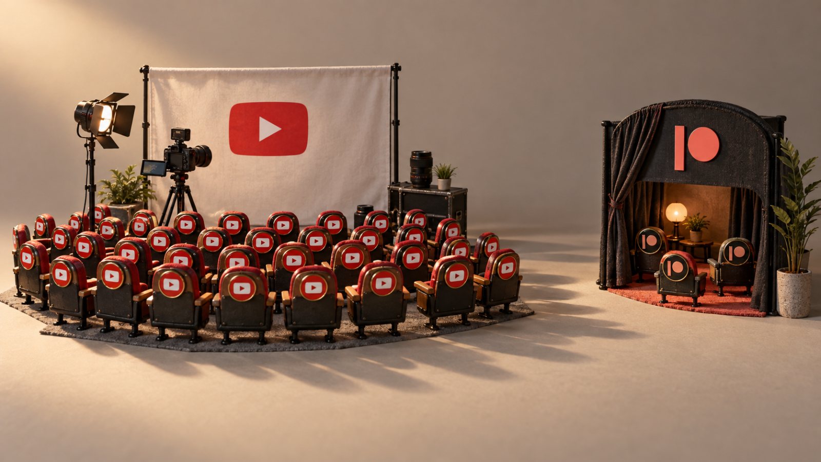 YouTube Memberships ці Patreon: меншая камісія можа даць менш удзельнікаў