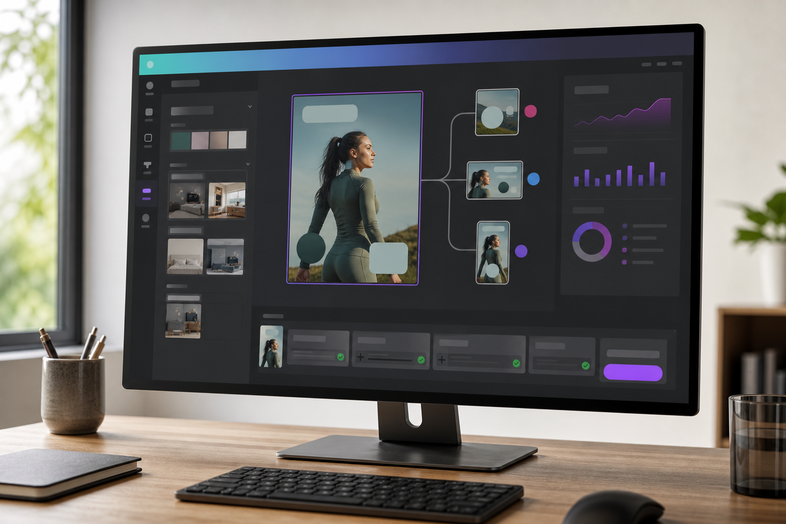 Unified ad publishing and performance review flow in Canva Grow