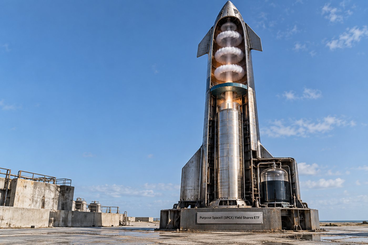 SPXY сан SpaceX-ийн хувьцааны өгөөжийг опцион стратеги, хуваарилалттай хослуулсан бүтэц