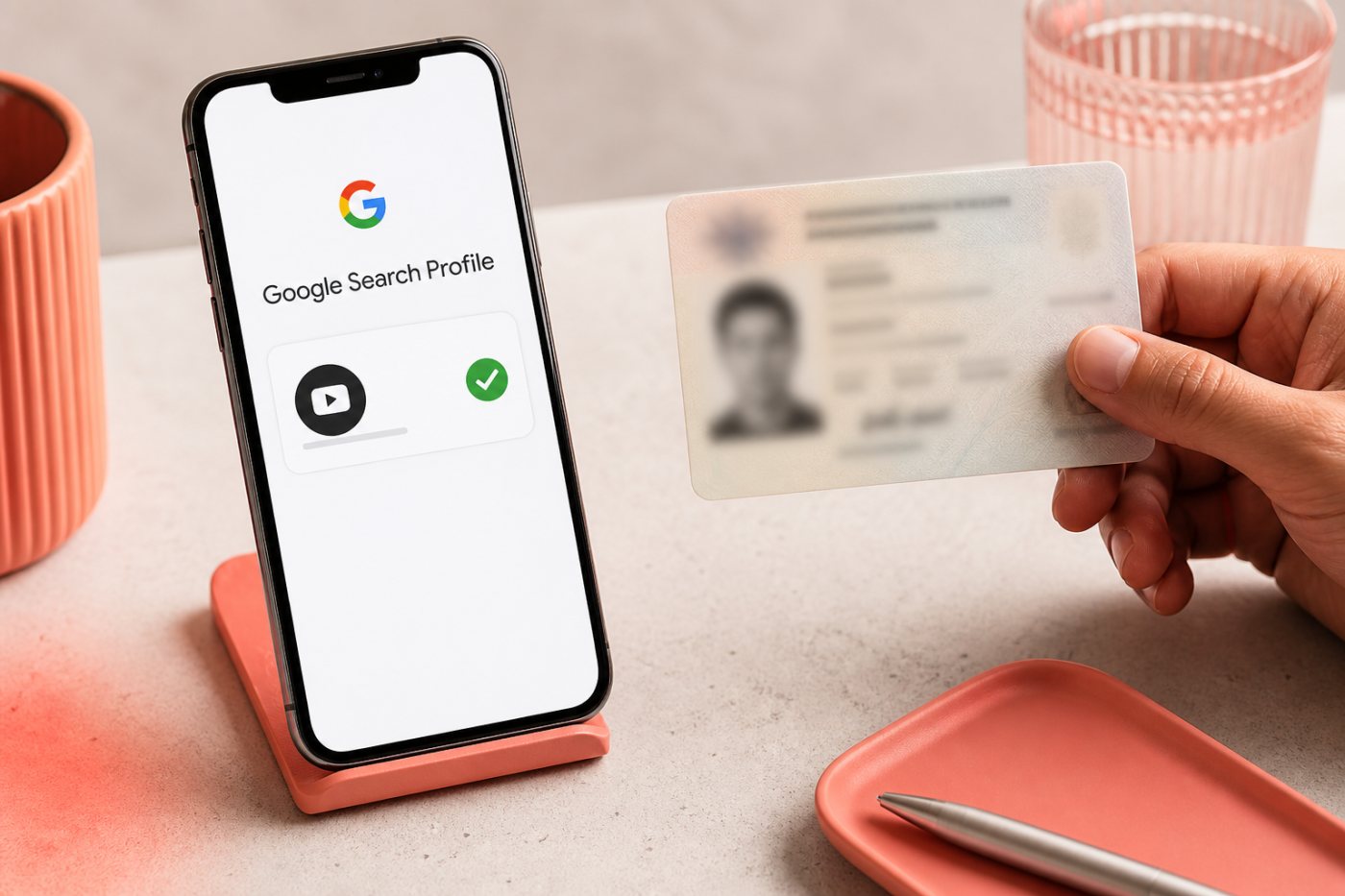 Google Search Profile xác minh quyền sở hữu qua Google Account, tài khoản nội dung và giấy tờ khi cần.