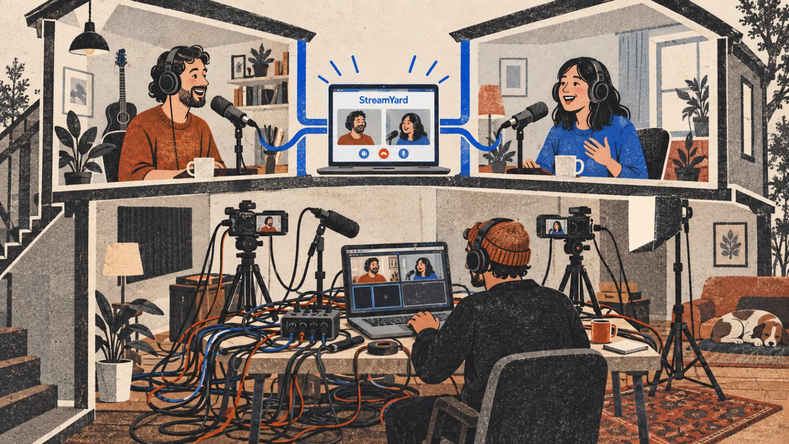 OBS или StreamYard: простота гостевого эфира требует ежемесячной платы