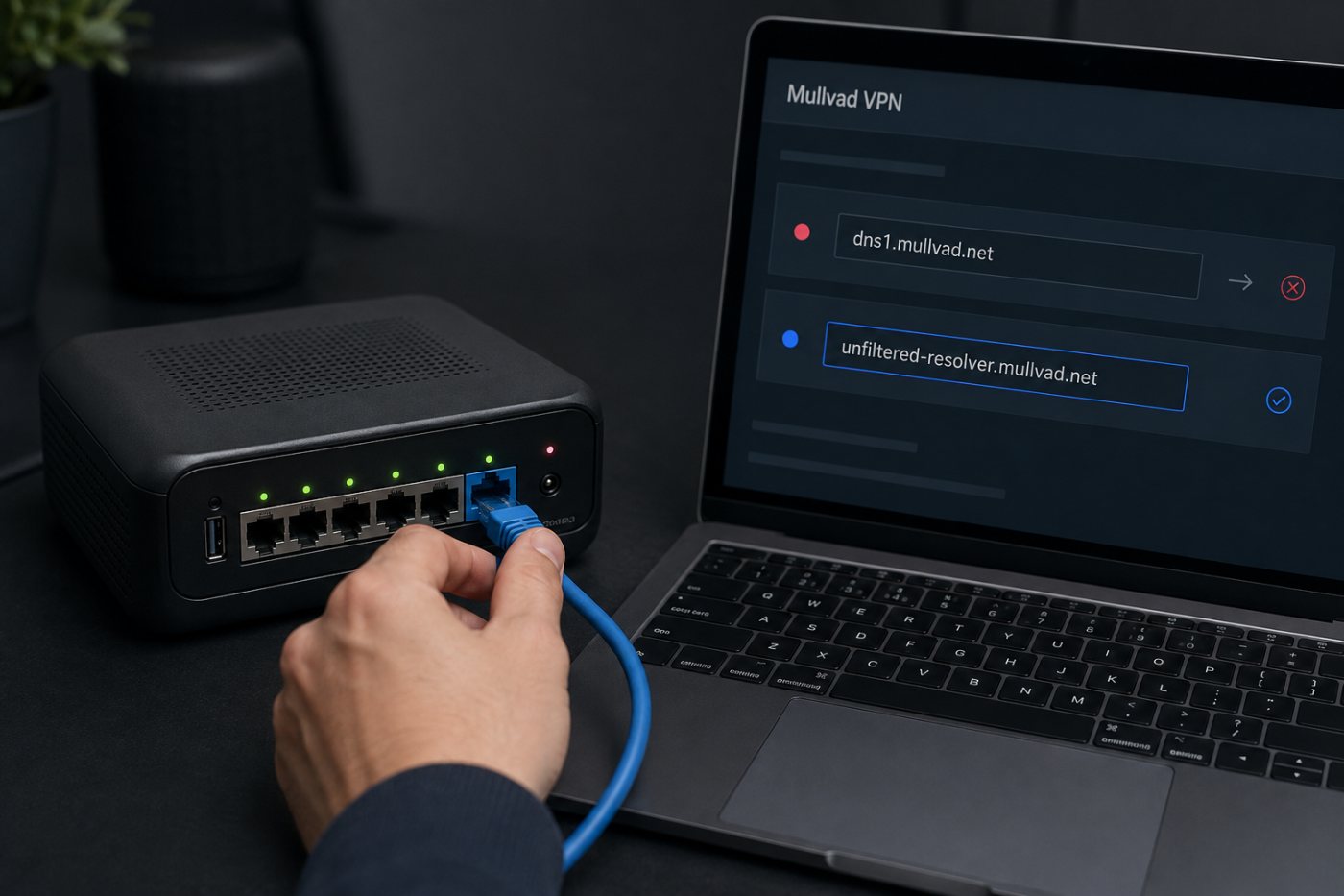 Una configuración manual del DNS público de Mullvad deja de resolver y requiere ser sustituida antes del 2 de noviembre.