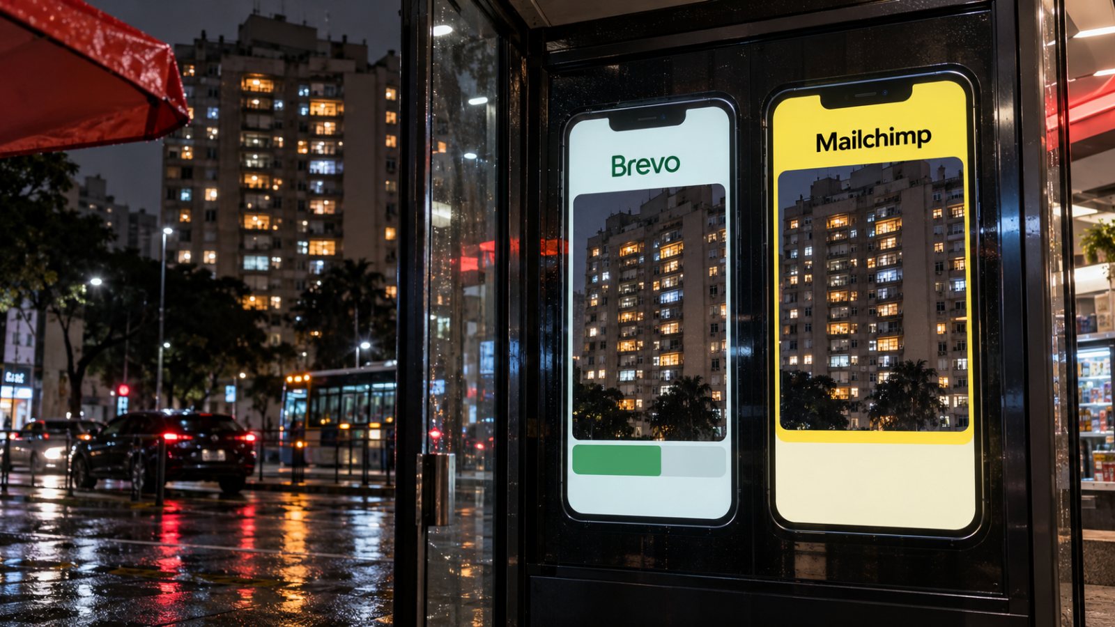 Brevo ou Mailchimp: lista grande e poucos envios mudam a conta